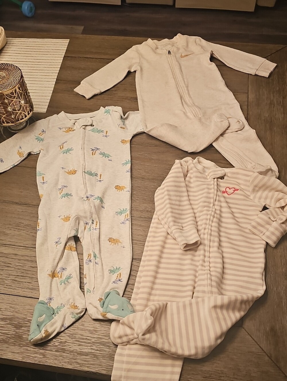 Carter's 2 Piece Zip-Front Baby One-Piece Pajamas
